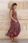 Flamenco Dress - Vintage Coral Rose