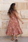 Flamenco Dress - Turkish Rose