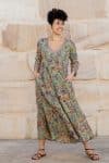 Mevlana Dress with Sleeves - Vintage Sage