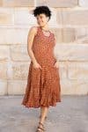 Flamenco Dress - Terracotta