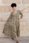 Mevlana Dress with Sleeves - Vintage Sage