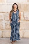 Mevlana Dress - Indigo Liana