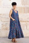 Mevlana Dress - Persian Blue