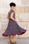 Jalabi Dress- Blue Tango