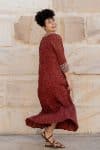 Mevlana Dress with Sleeves - Henna Charm