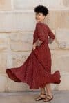 Mevlana Dress with Sleeves - Henna Charm