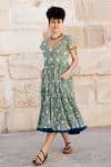 Jalabi Dress- Evergreen