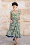 Jalabi Dress- Evergreen