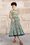 Jalabi Dress- Evergreen