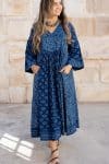 Cleo - Indigo Paisley
