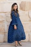 Cleo - Indigo Paisley