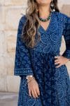Cleo - Indigo Paisley