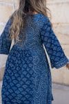 Cleo - Indigo Paisley