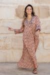 Mevlana Dress with Sleeves - Antique Pink