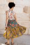 Jhali sleeveless - Boho Floral