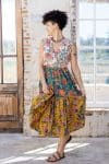 Jhali sleeveless - Boho Floral