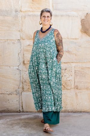 Mevlana Dress - Mint