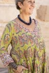 Mevlana Dress with Sleeves - Keylime