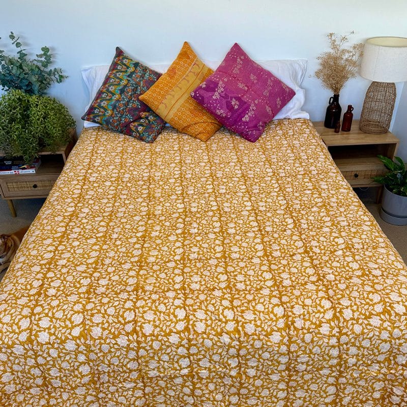 Cotton Quilt - King size - Honey