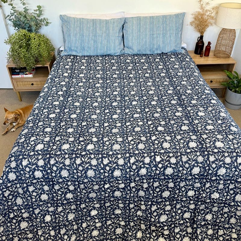 Cotton Quilt - King size - Midnight