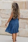 Flamenco Dress Knee Length - Indigo Dew