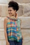 Hand Loomed Cotton Scarf - Elysium