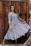 Flamenco Dress with Sleeves - Lilac