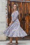 Flamenco Dress with Sleeves - Lilac