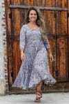 Flamenco Dress with Sleeves - Lilac