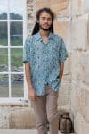 Men's Shirt Short Sleeve - Crystal Lotus