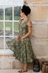 Flamenco Dress - Olive