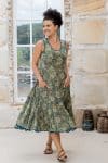 Flamenco Dress - Olive