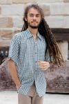 Men's Shirt Short Sleeve - French Gingham