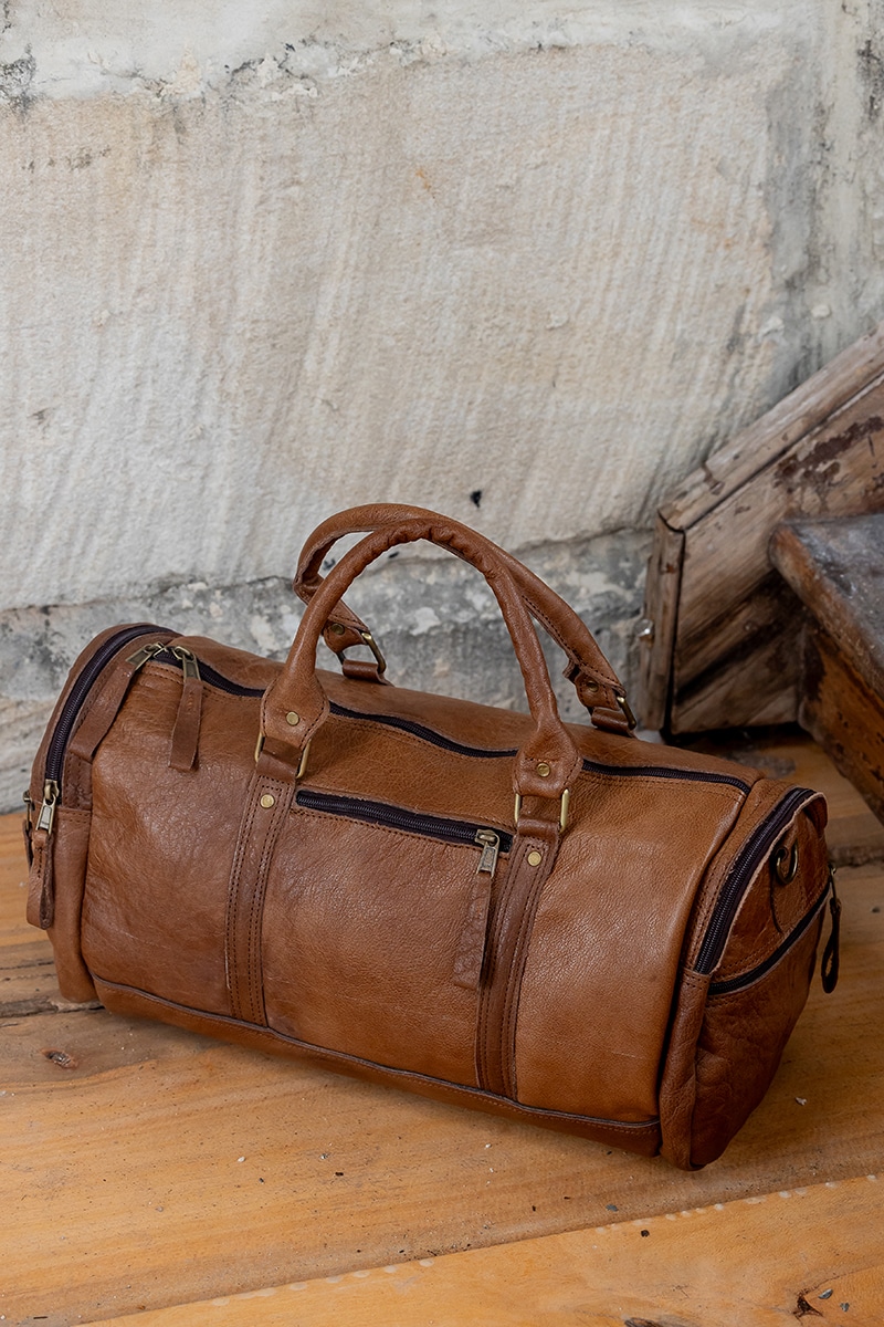 Leather Overnight Bag