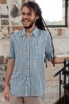 Men's Shirt Short Sleeve - French Gingham