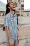 Men's Shirt Short Sleeve - French Gingham