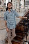 Men's Shirt Short Sleeve - French Gingham