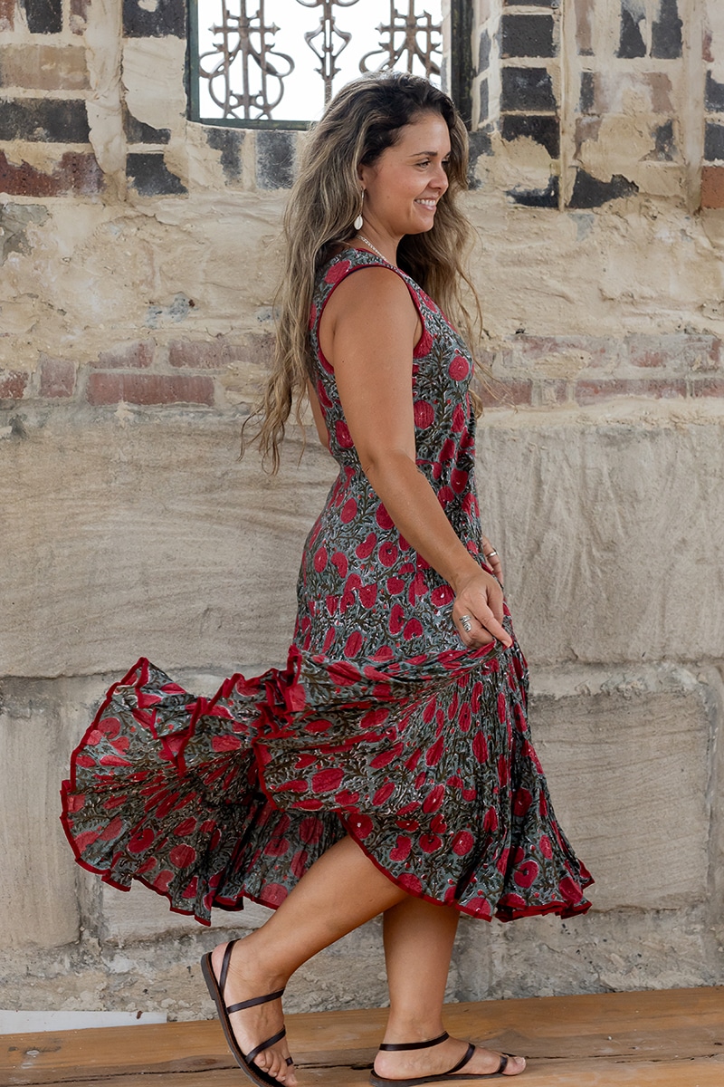 Flamenco Dress - Ruby Bloom