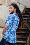 Men's Shirt Short Sleeve - Mediterranean