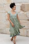 Jalabi Dress- Jade Blossom