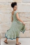 Jalabi Dress- Jade Blossom