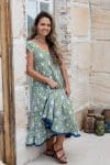 Jalabi Dress- Evergreen