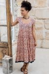 Jalabi Dress- Antique Pink