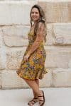 Flamenco Dress Knee Length - Olive Grove