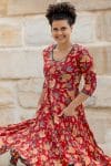 Flamenco Dress with Sleeves - Sophia