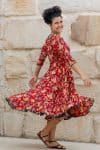 Flamenco Dress with Sleeves - Sophia