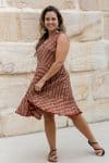 Flamenco Dress Knee Length - Shiraz