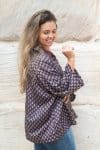 Vintage Sari Amira - Akari - Silk/Wool