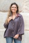Vintage Sari Amira - Akari - Silk/Wool