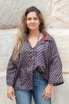 Vintage Sari Amira - Akari - Silk/Wool